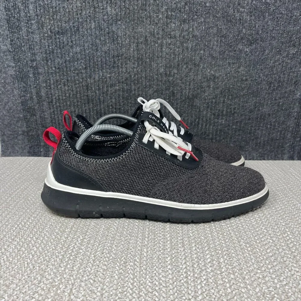 Cole Haan Zerogrand Stitchlite Oxfords Charcoal Grey Black Mens 10.5 C31402